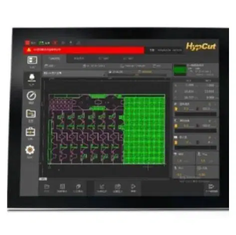 HYPCUT control interface on the FSCUT8000C system